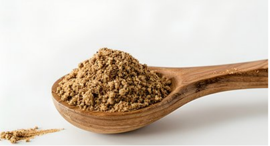 筛分坚果粉末，如张飞吃豆芽